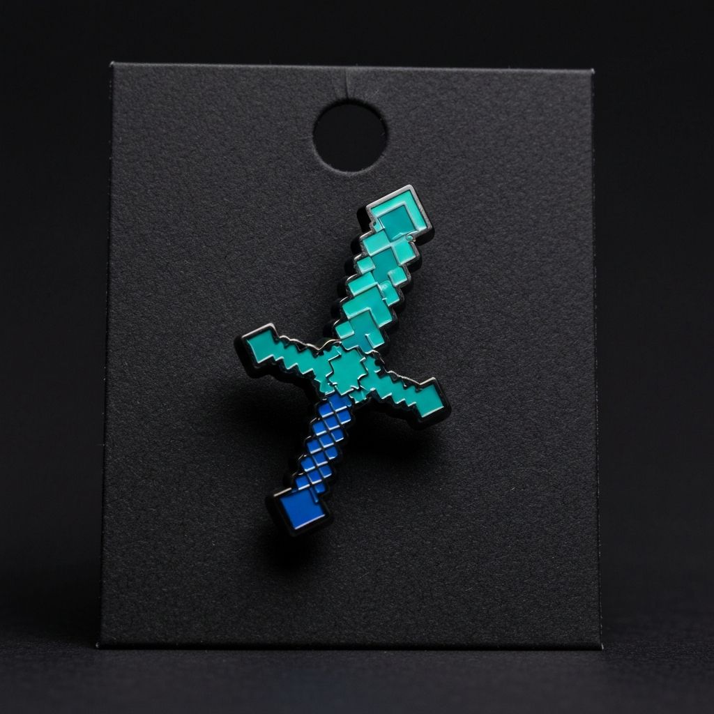 Pixel Sword Enamel Pin